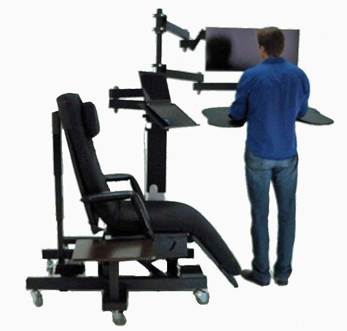 Zero Gravity Workstation 0b Standing