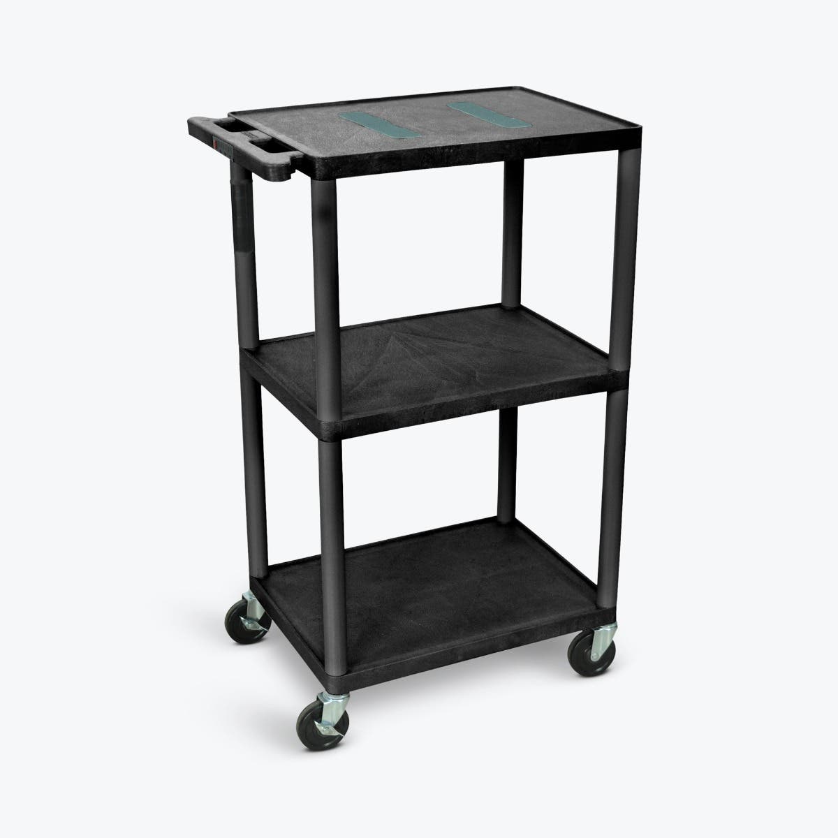 42"H AV Cart - Three Shelves - 1