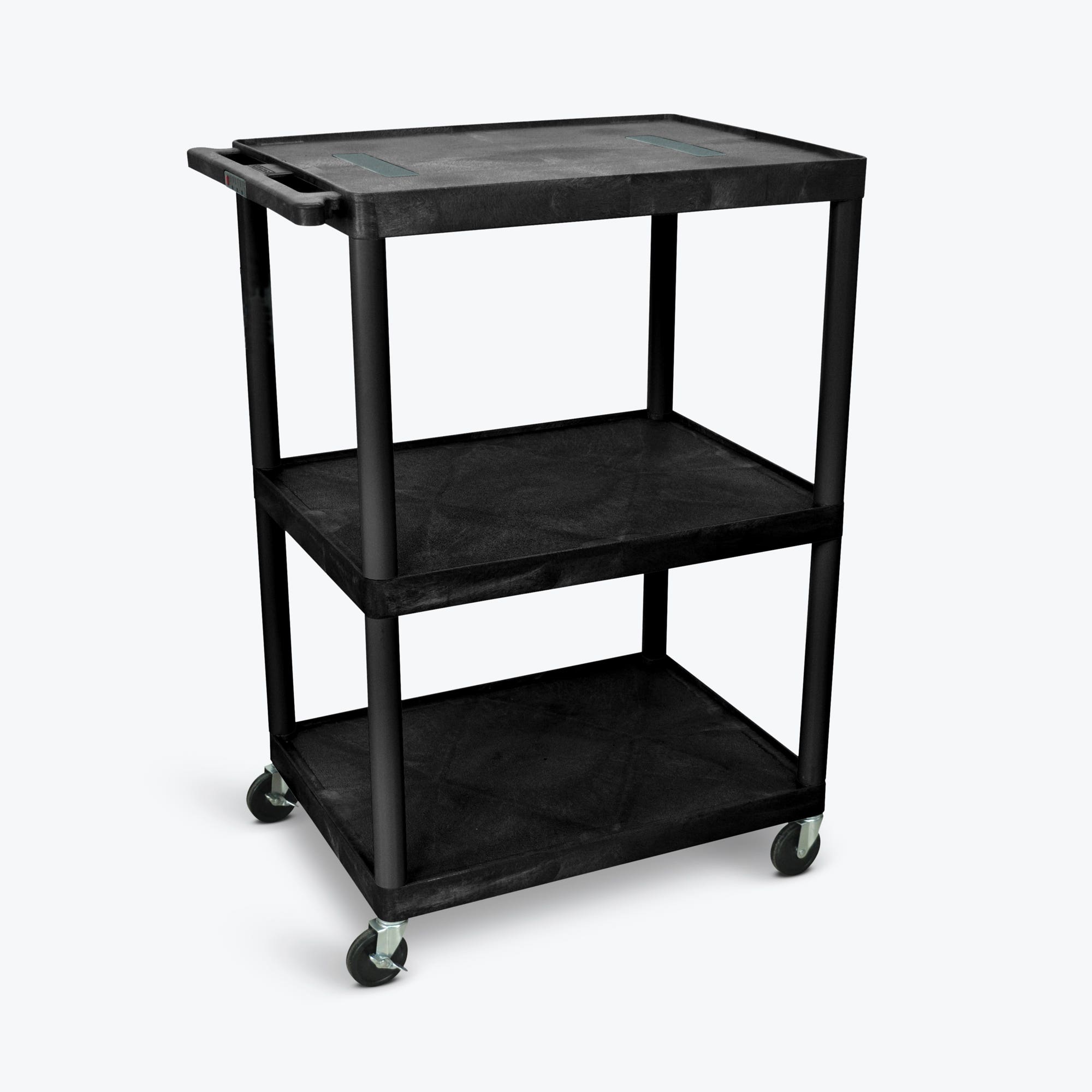 48"H AV Cart - Three Shelves - 1