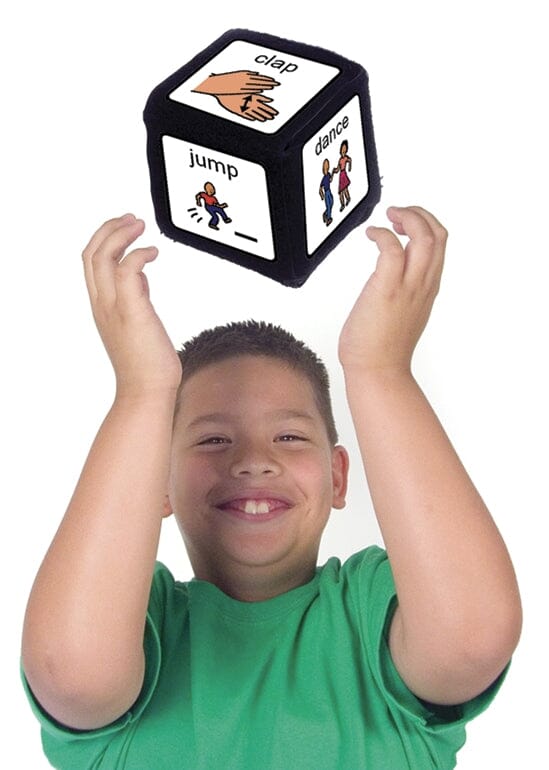 Learning Fun Cube - 6" AAC Communication - 2