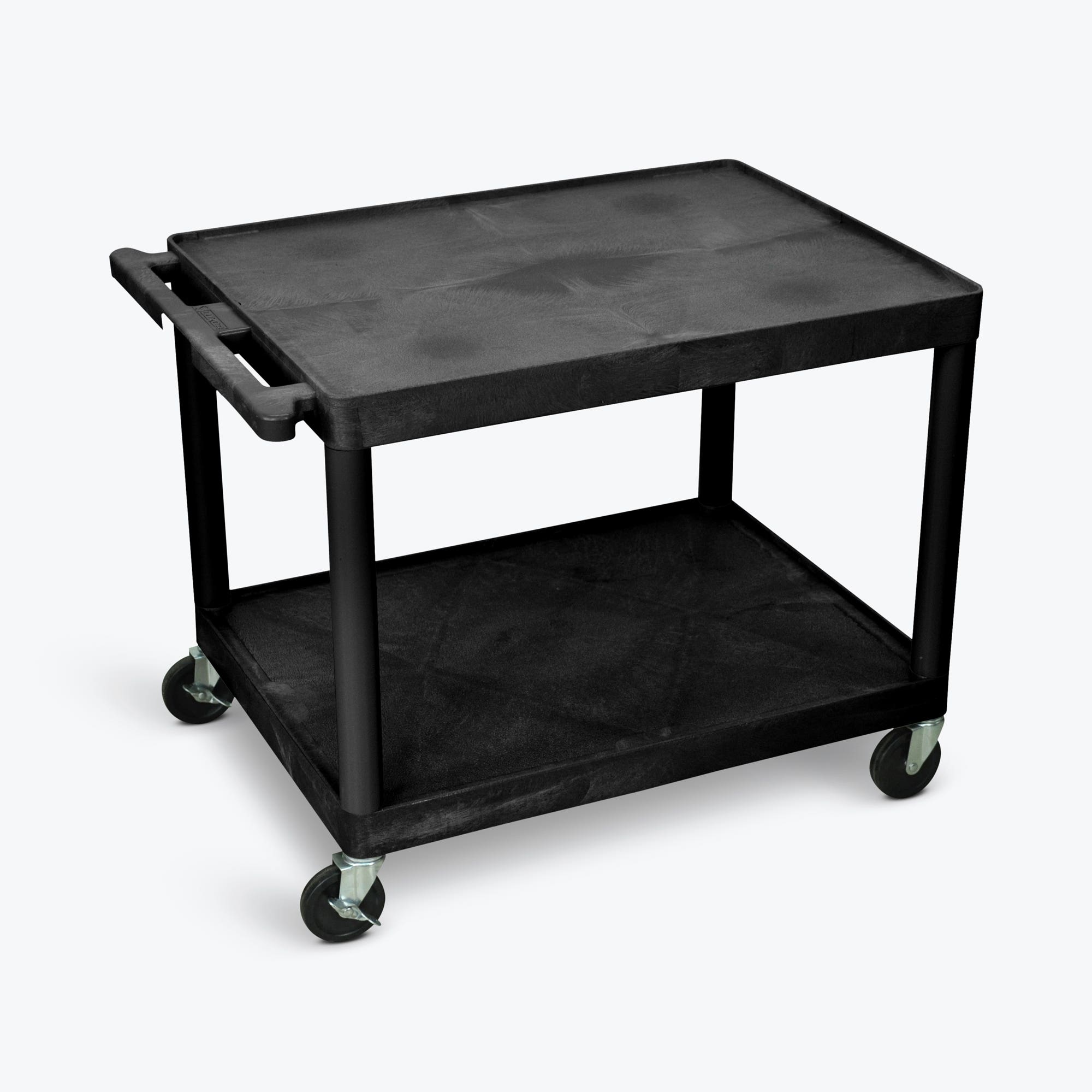 27"H AV Cart - Two Shelves - 1