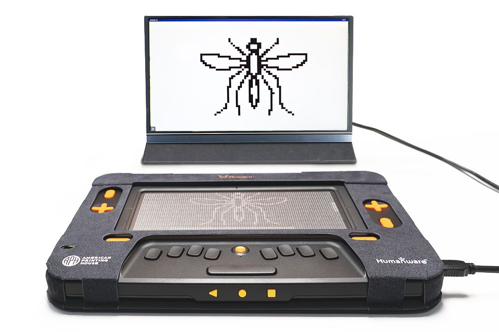 Monarch - The 1st dynamic tactile and multi-line braille tablet Humanware - 2