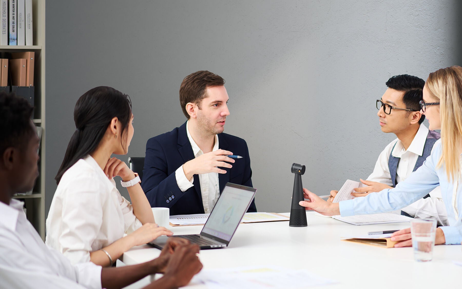 IPEVO VOCAL AI Beamforming Bluetooth Speakerphone Special Needs Computers - 4