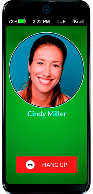 RAZ Memory Cell Phone for people with memory loss - 5  Cindy Miller