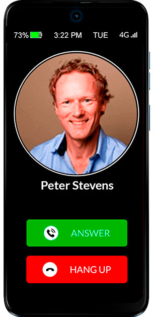 RAZ Memory Cell Phone for people with memory loss - 3 Peter Stevens