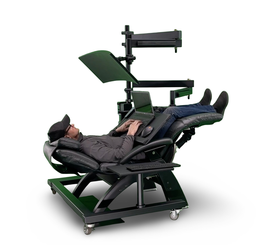 Reclining Chair Workstation Special Needs Computers - 1