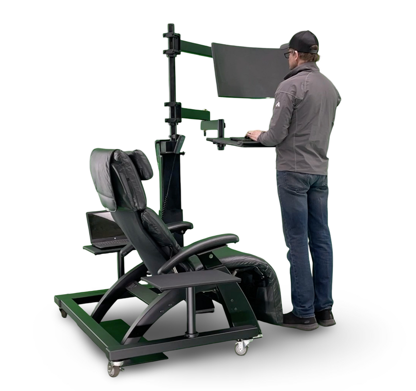 Reclining Chair Workstation Special Needs Computers - 4