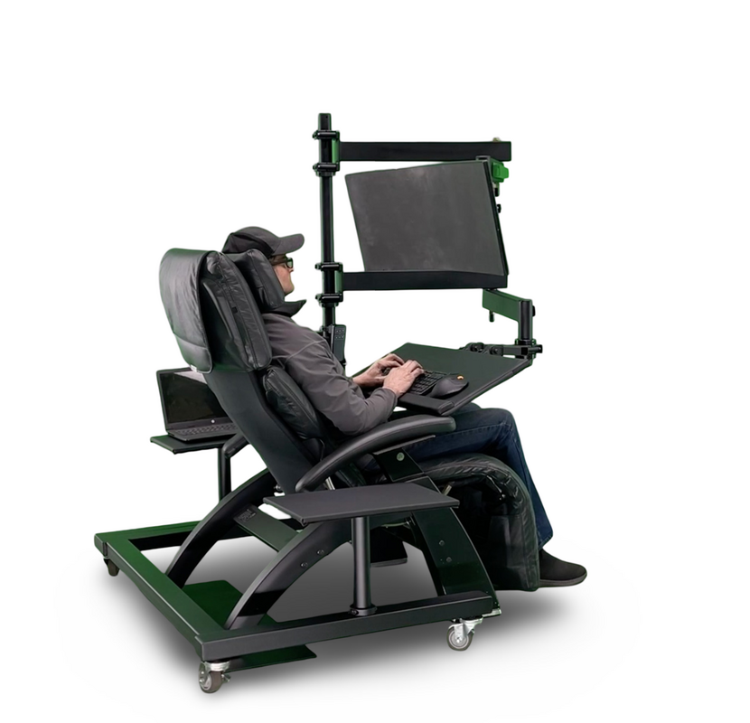 Reclining Chair Workstation Special Needs Computers - 3