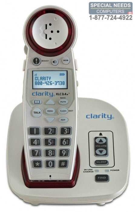Clarity DECT 6.0 Extra Loud Big Button Speakerphone with Talking Caller ID