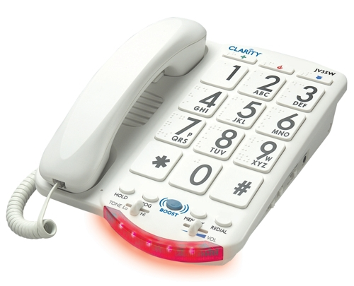 Clarity Amplified Telephone with Talk Back Numbers - JV35