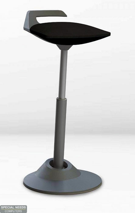 Muvman Sit-to-Stand Stool with Microfiber Seat