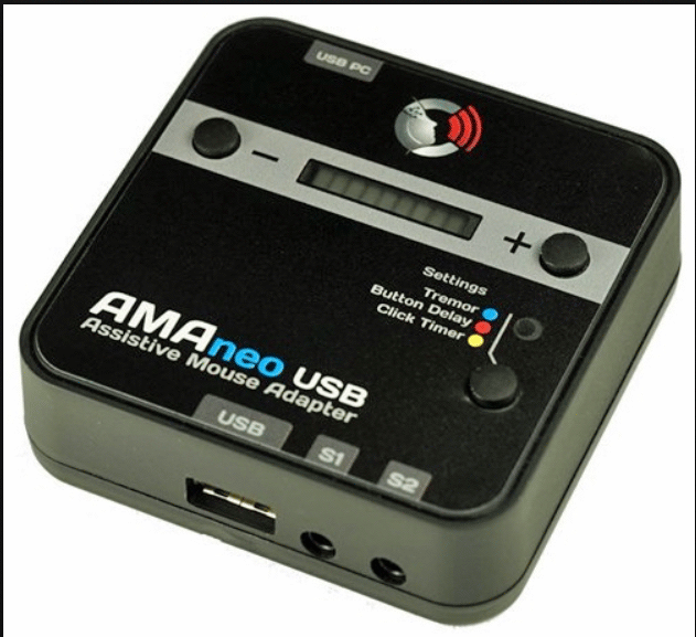 AMAneo USB Assistive Mouse Adapter with USB connection