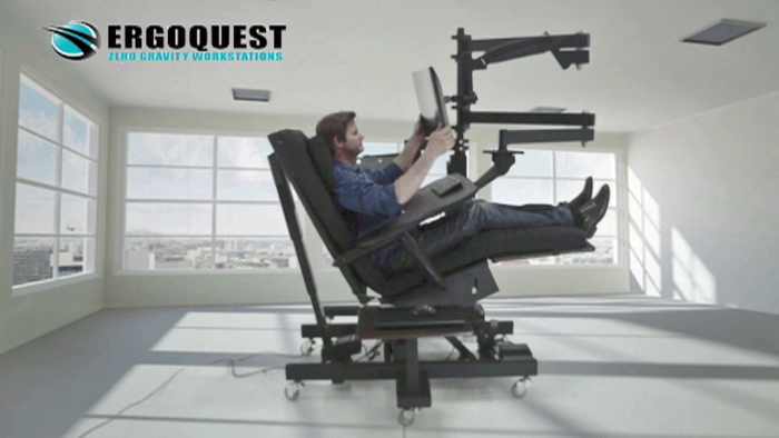 Zero G Reclining Computer Workstation Youtube RTS IW R1 PRO Zero
