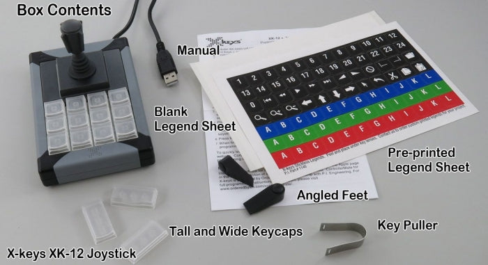X-Key 12 Button Joystick box contents