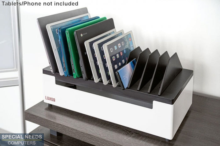 12-Port Charging Station for Laptops, Tablets, and Mobile Devices