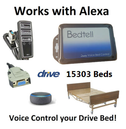 Alexa Voice Controller for Drive 15005HCN, 15303BV Bed