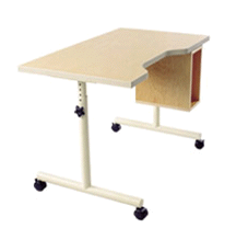 Wheelchair Adjustable Student Desk with Storage